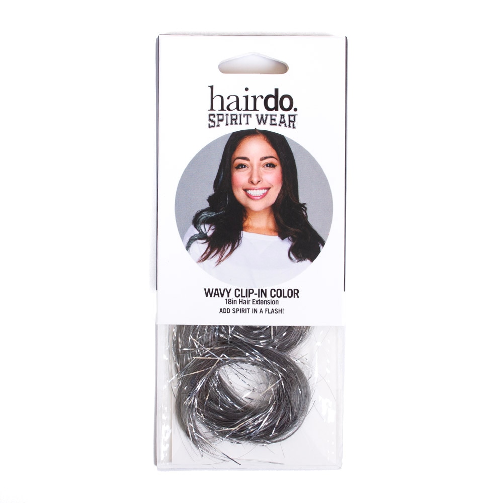 Ducks Spirit, Grey, Hair Care, Accessories, Women, 18", HairUWear, Clip-in-Color, Wavy, Hair Extension, 951922